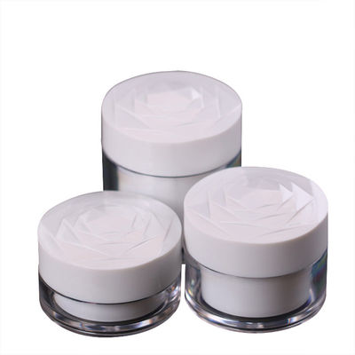 Pot cosmétique acrylique de Fuyun, conteneurs 20g crèmes acryliques