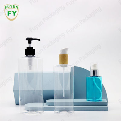 Plaquez la bouteille de shampooing de 200ml PlasticPet avec la pompe de lotion