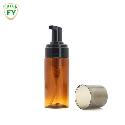 bouteille Amber Round de distributeur de savon de pompe de 50ml 100ml 150ml