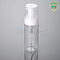 Bouteille claire de distributeur de pompe de mousse, bouteille écumante de pompe de savon de la main 150ml