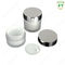 pots cosmétiques de mur de double de GV 50g avec les couvercles à bouchon vissable
