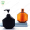 350ml forme d'hexagone de bouteille de distributeur de savon de liquide de l'ANIMAL FAMILIER PETG pour le shampooing