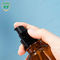 Capsule à bouchon vissable de Brown empaquetant la bouteille Amber Plastic de la médecine 60ml