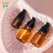 Huile essentielle Amber Bottle For Cosmetic Packing vide de plastique 5ml 30ml 50ml