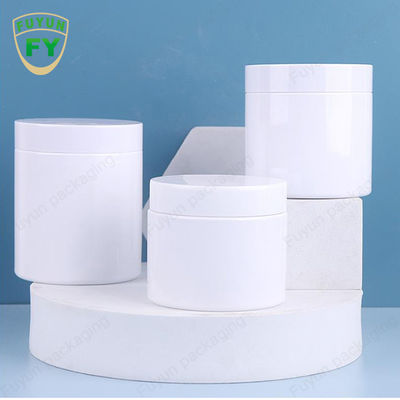 Pots crèmes cosmétiques en plastique d'ANIMAL FAMILIER avec les couvercles blancs 50ml 80ml 100ml 120ml